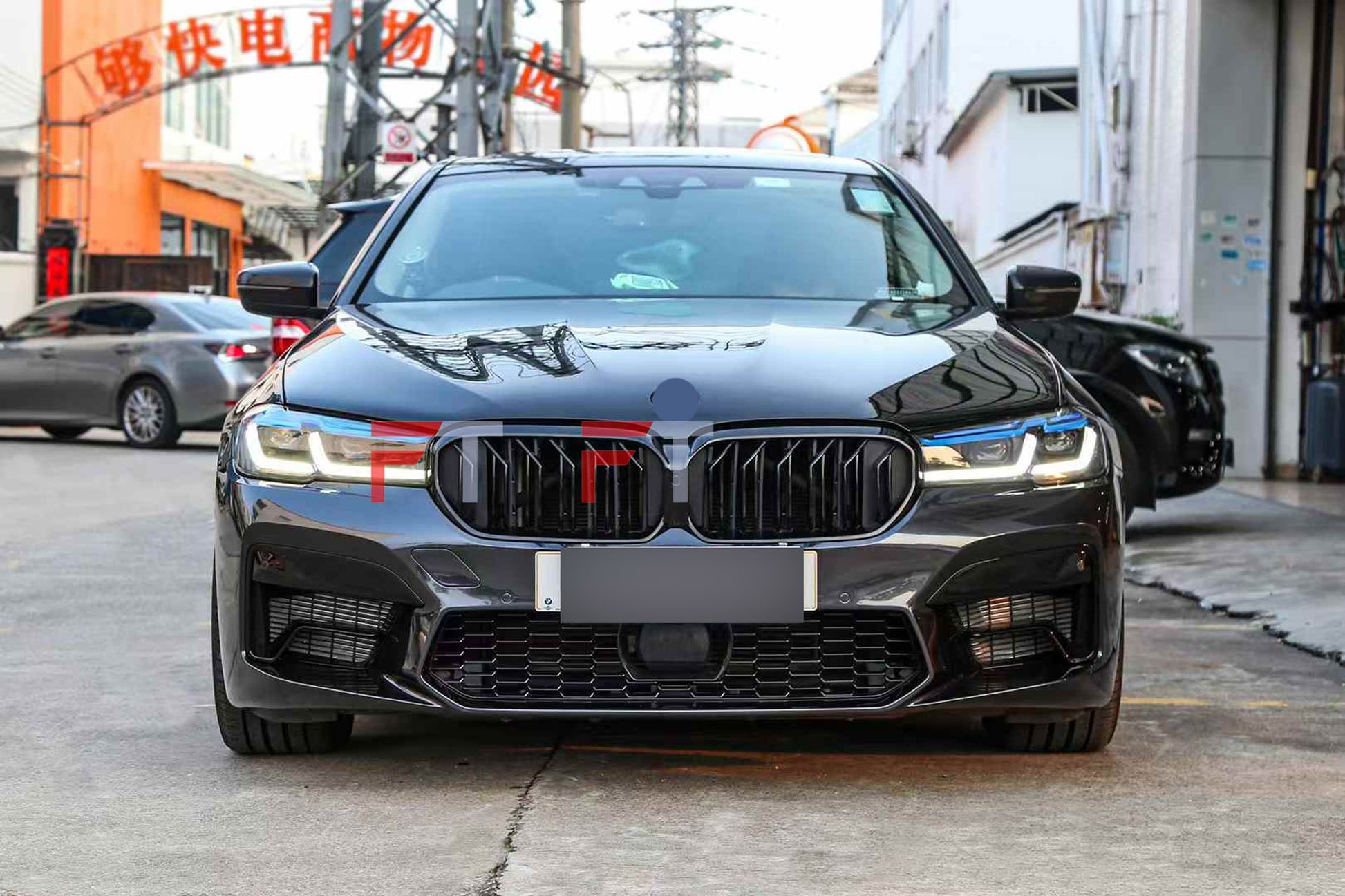 BMW M5 F90 style upgrade front bumper assembly for BMW G30 G38 2020-2024