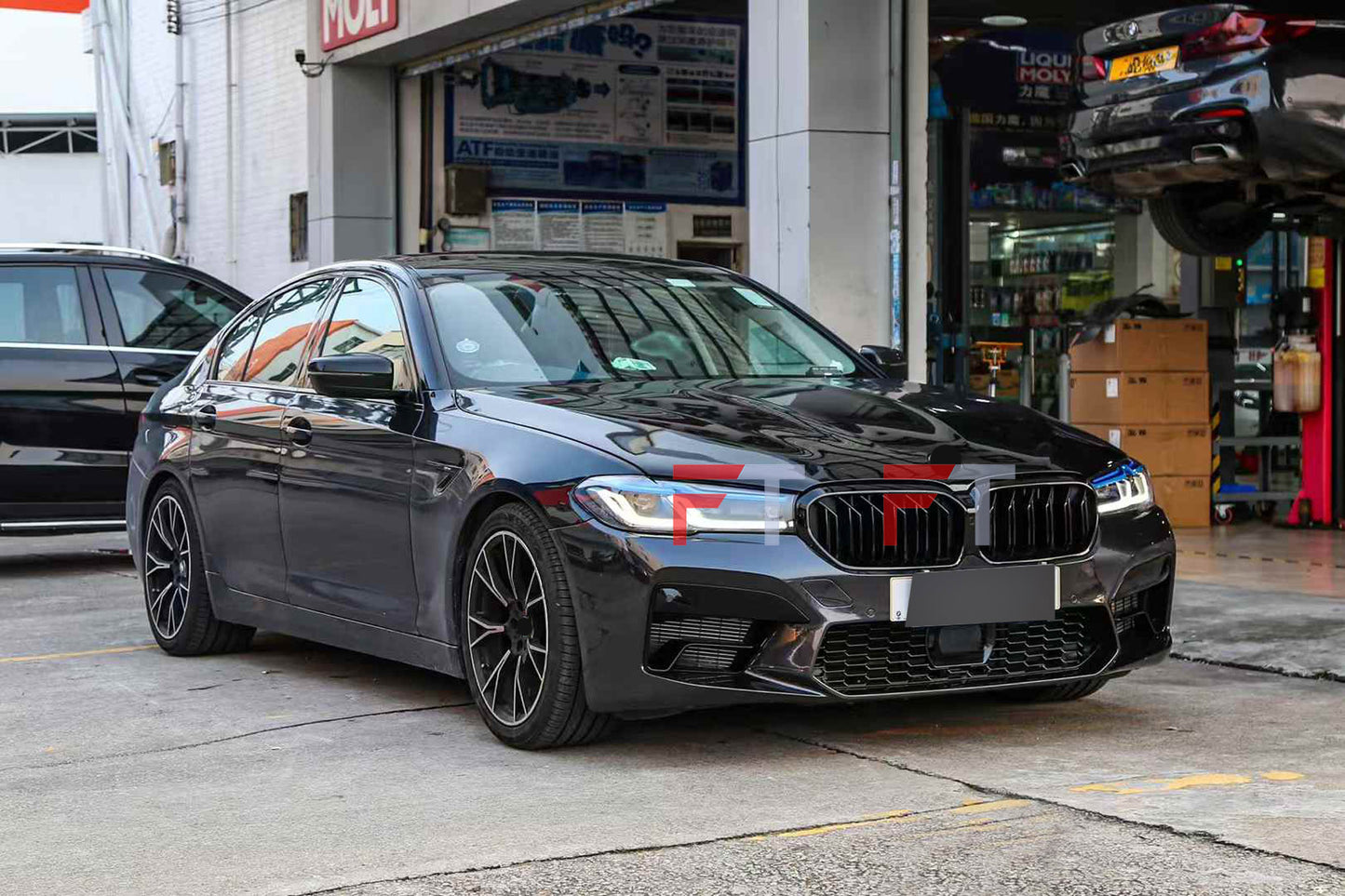 BMW M5 F90 style upgrade front bumper assembly for BMW G30 G38 2020-2024