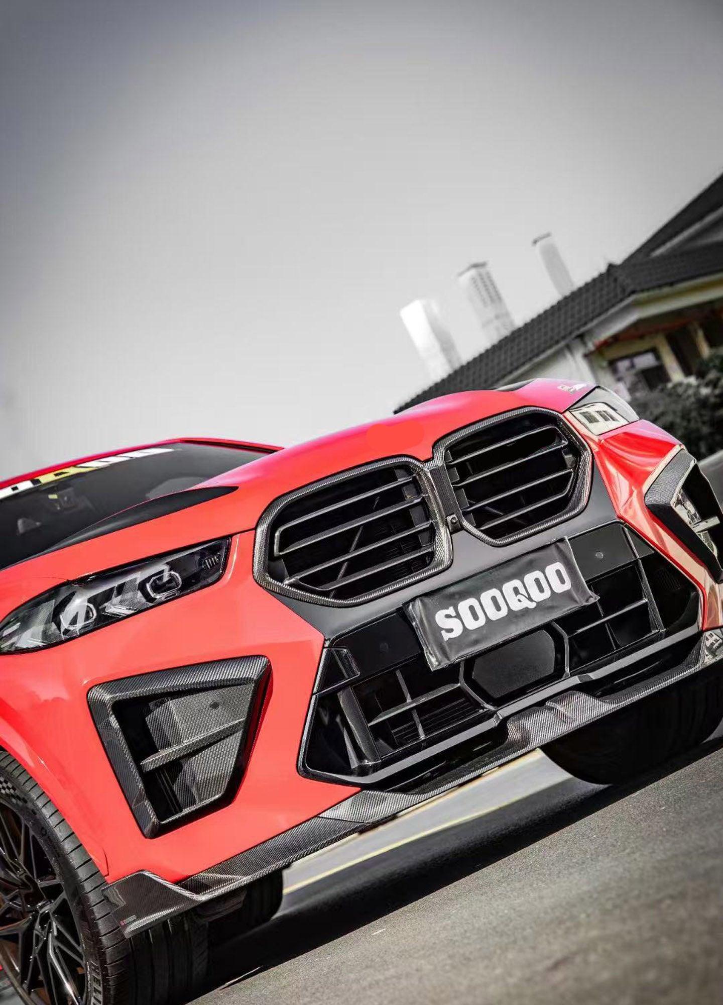 Authentic SOOQOO dry carbon fiber body kit for BMW X6M F96 Competition 2023+