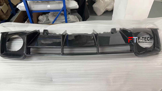 Dry Carbon Fiber Rear Diffuser GT Style for Audi R8 2019 - 2023