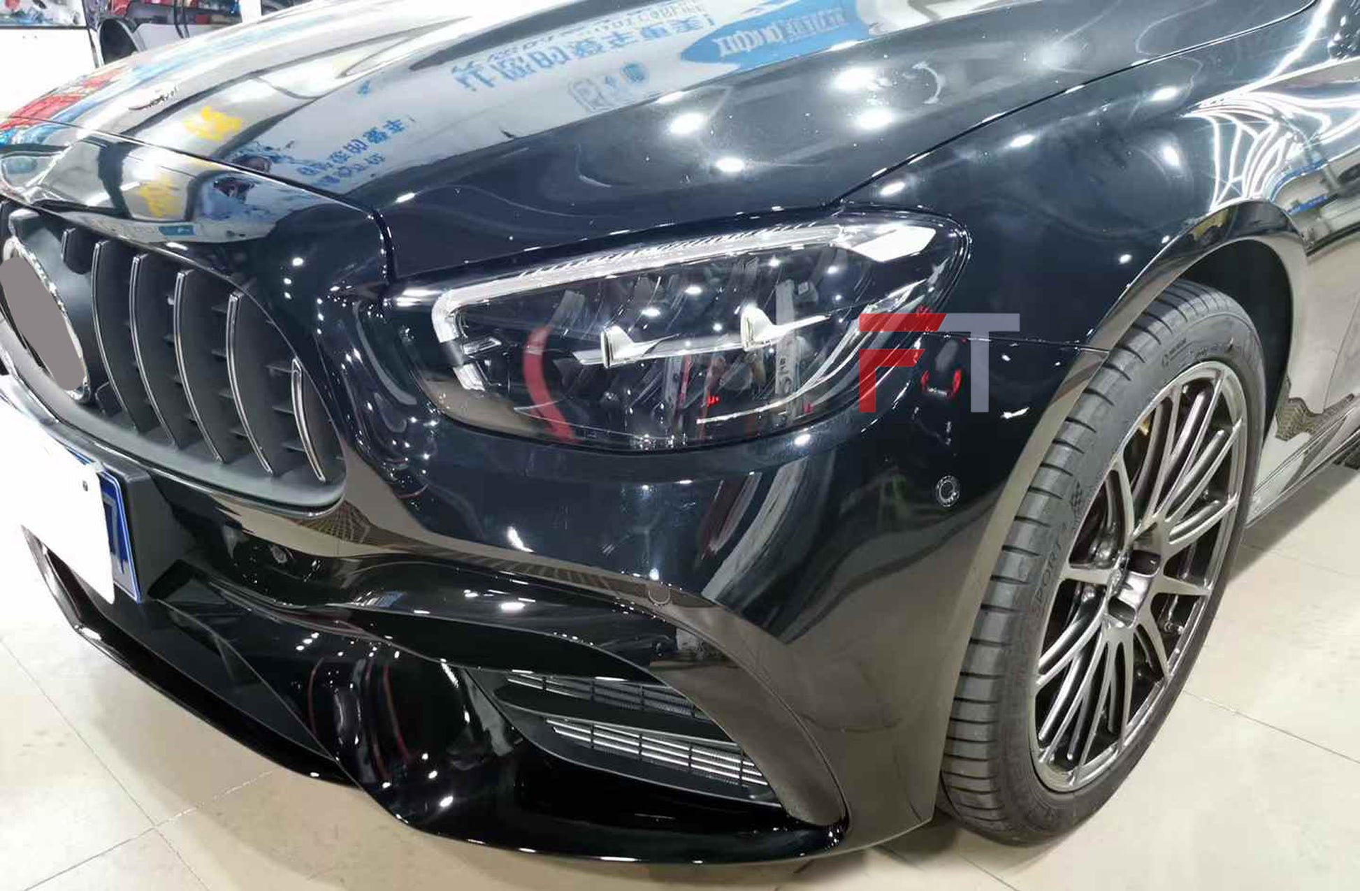 E63 AMG style front bumper kit for Mercedes Benz E Class W213 2021 - 2024