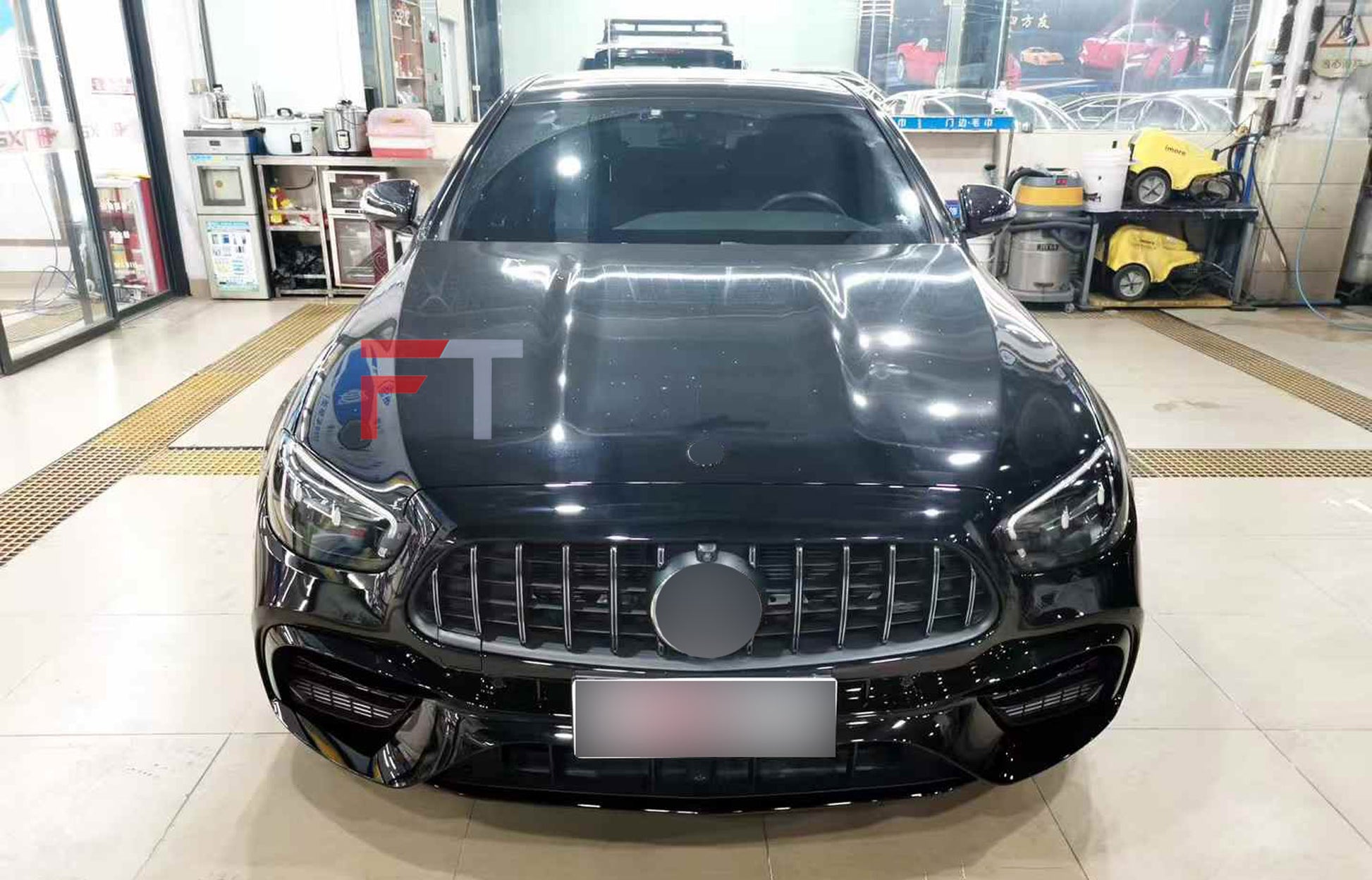 E63 AMG style front bumper kit for Mercedes Benz E Class W213 2021 - 2024
