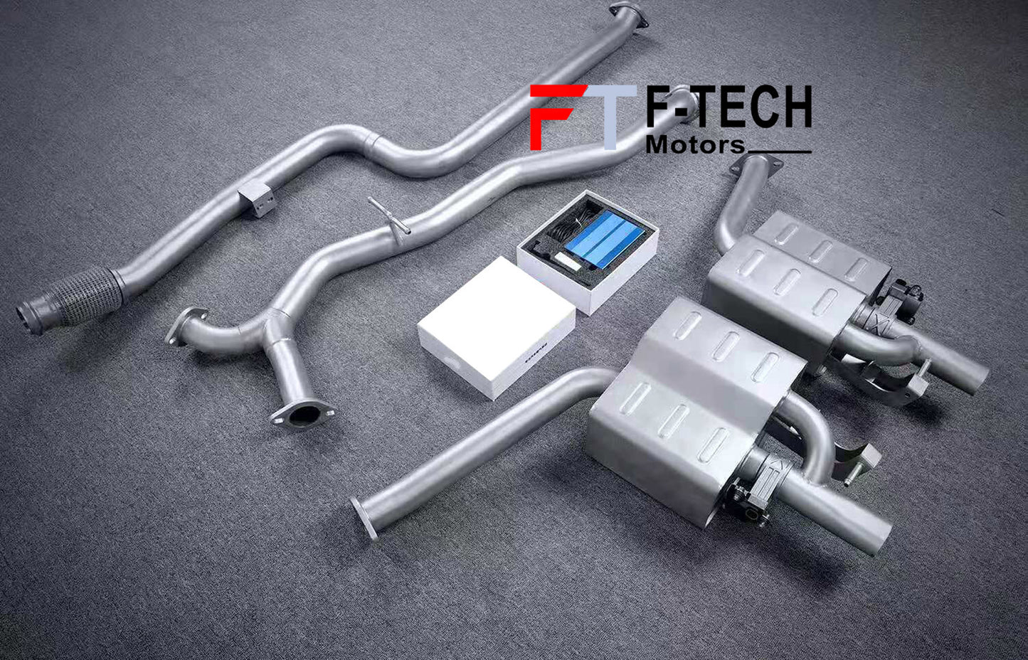 F-Tech Motors Catback Exhaust System for Mercedes Benz E Class W213 2016 - 2021 2L