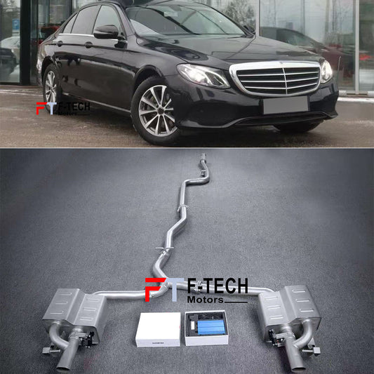 F-Tech Motors Catback Exhaust System for Mercedes Benz E Class W213 2016 - 2021 2L