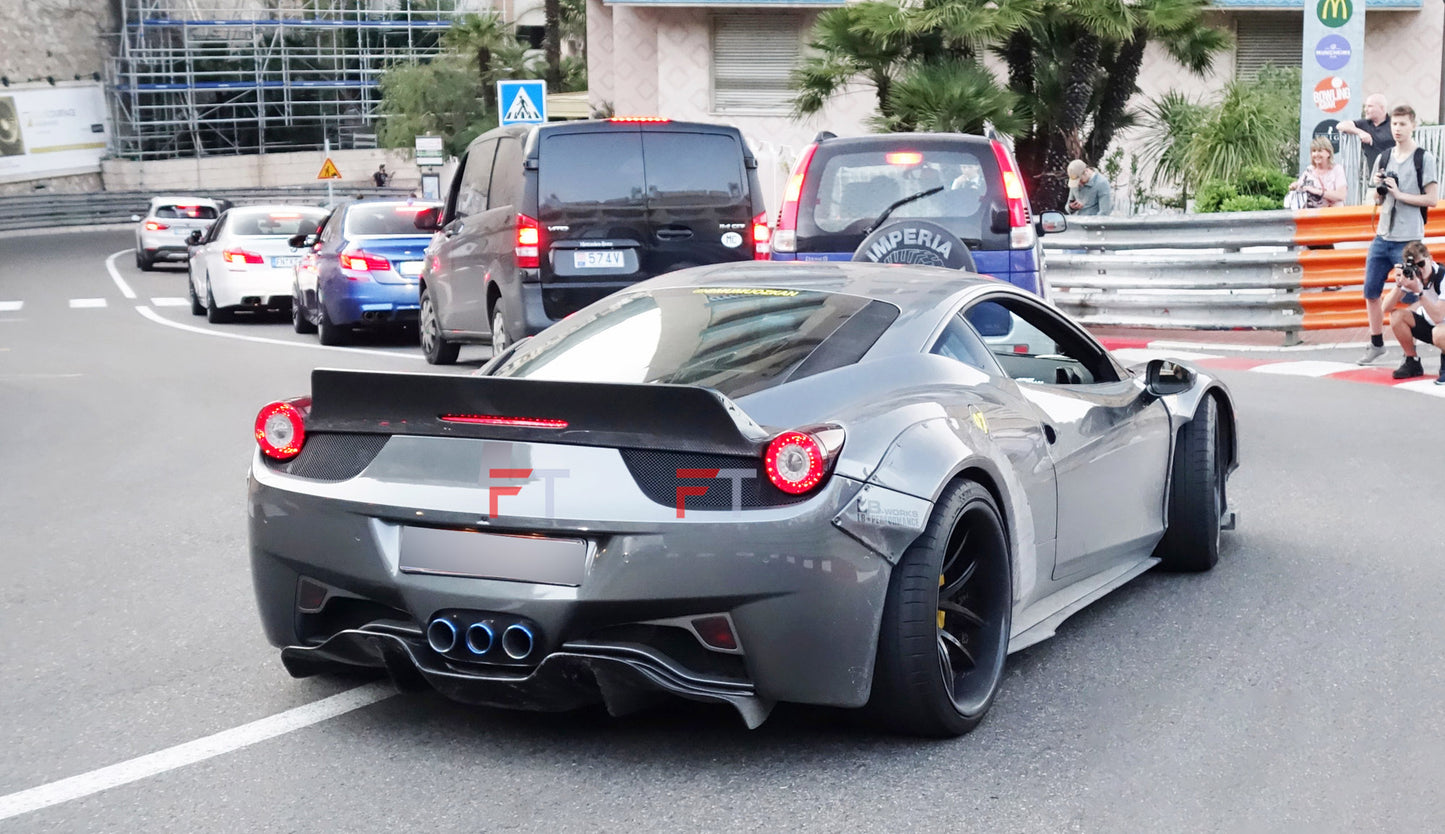 Wide body kit for Ferrari 458 Italia 2010 - 2015 LB