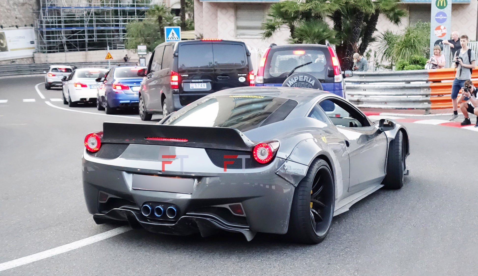 Wide body kit for Ferrari 458 Italia 2010 - 2015 LB