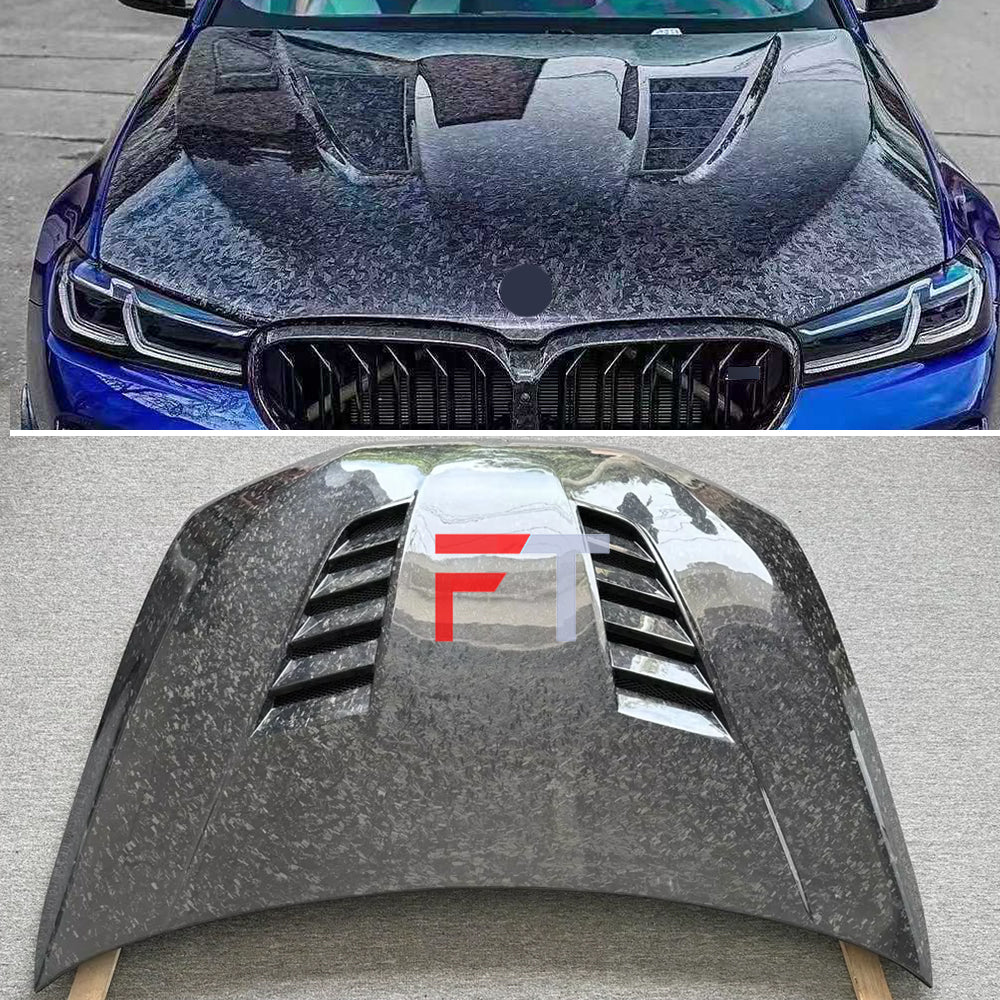 Forged carbon fiber hood bonnet for BMW M5 F90 Competition 5 Series G30 2020 - 2023
