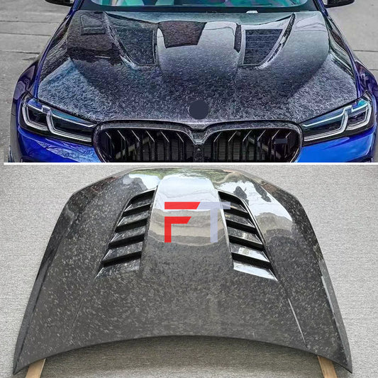 Forged carbon fiber hood bonnet for BMW M5 F90 Competition 5 Series G30 2020 - 2023