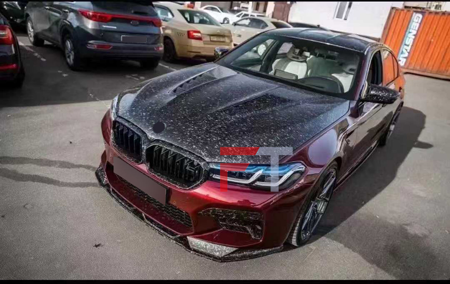 Forged carbon fiber hood bonnet for BMW M5 F90 Competition 5 Series G30 2020 - 2023