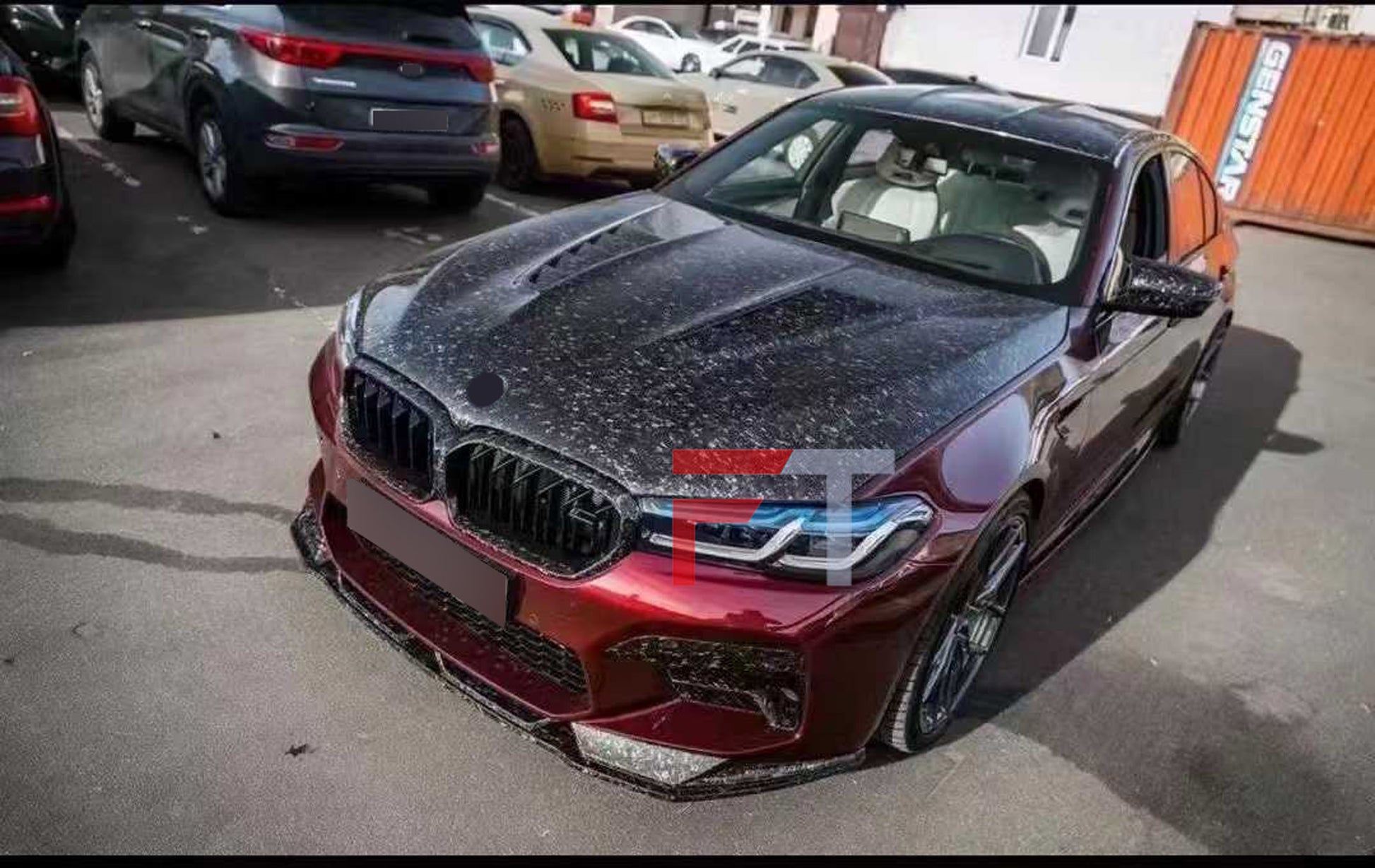 Forged carbon fiber hood bonnet for BMW M5 F90 Competition 5 Series G30 2020 - 2023