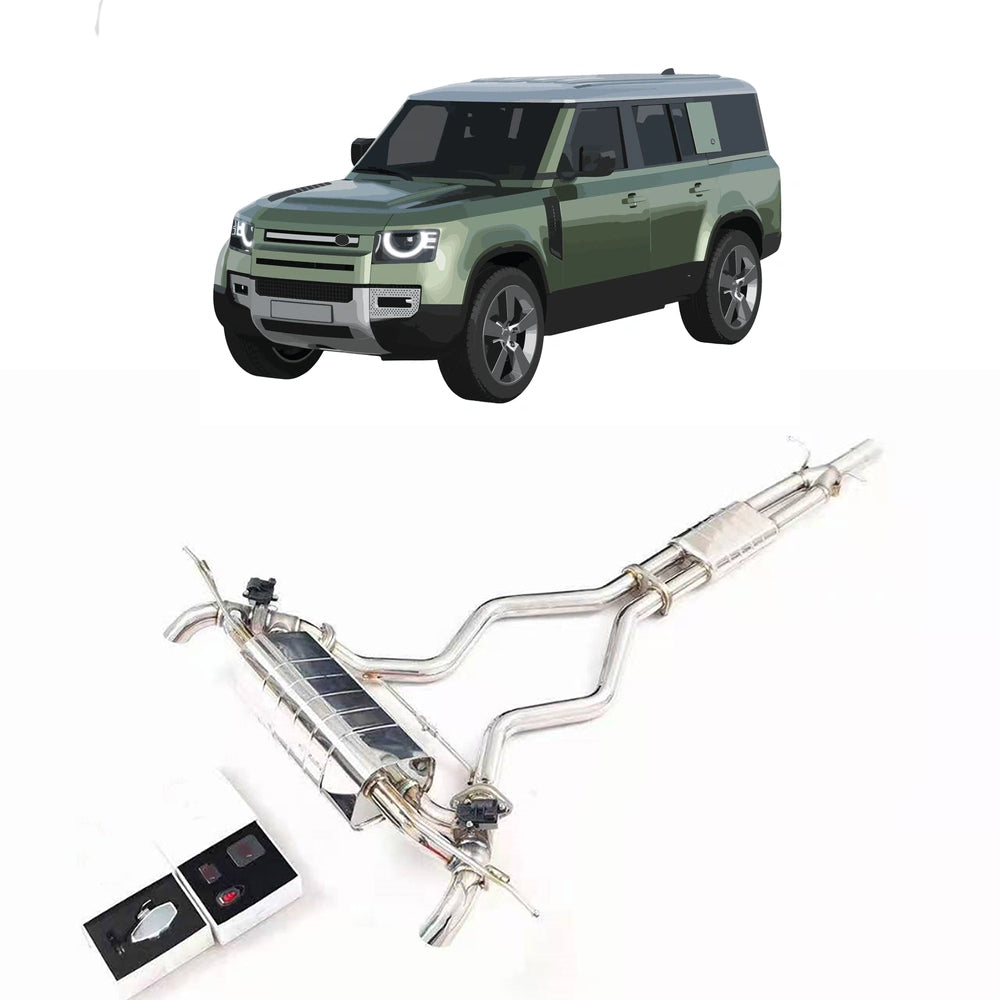 F Tech Motors exhaust system for Land Rover Defender 110 L663 2020+