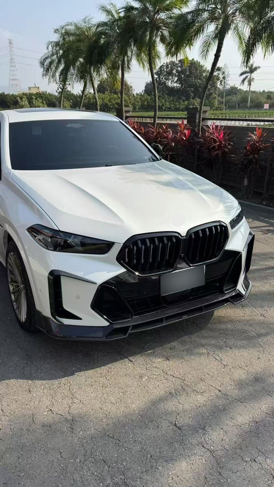 Dry carbon fiber aero kit for BMW X6 G06 LCI 2023+