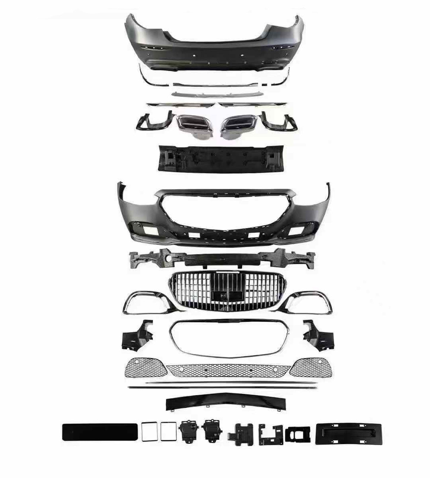 Upgrade complete body kit for Mercedes Benz S Class W223 2021+ Maybach