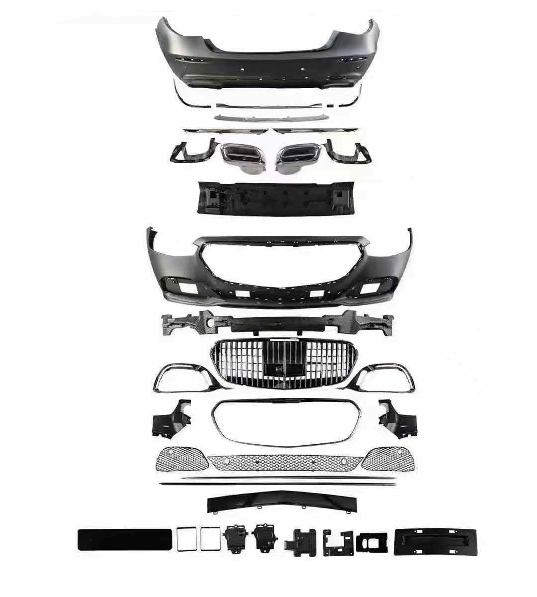 Upgrade complete body kit for Mercedes Benz S Class W223 2021+ Maybach