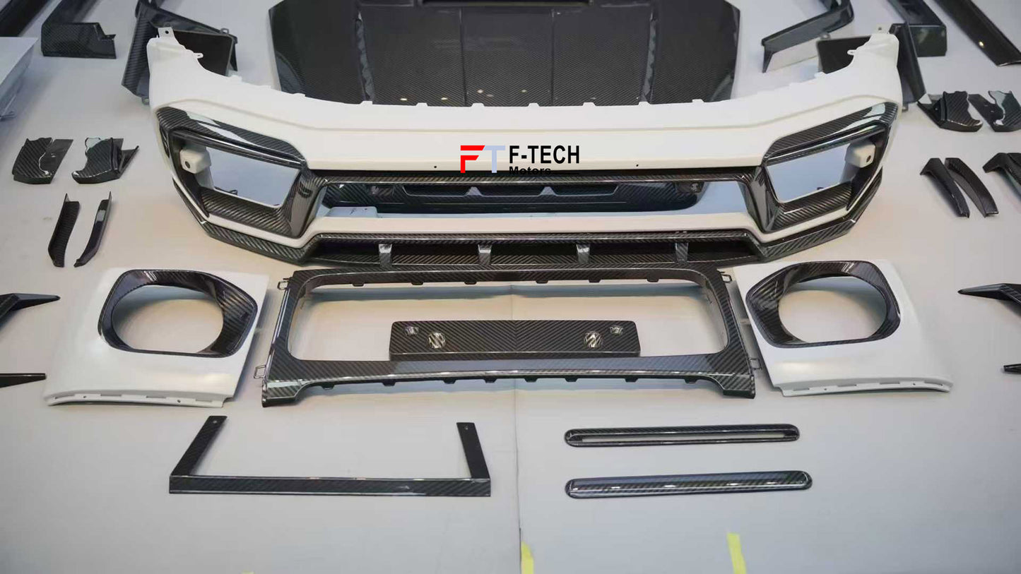 Dry Carbon Fiber Body Kit For Mercedes Benz G Class W463A W464 G63 G500 G550 AMG 2019 - 2023