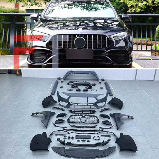 A45S AMG conversion body kit for Mercedes Benz A Class W177 Sedan 2022+