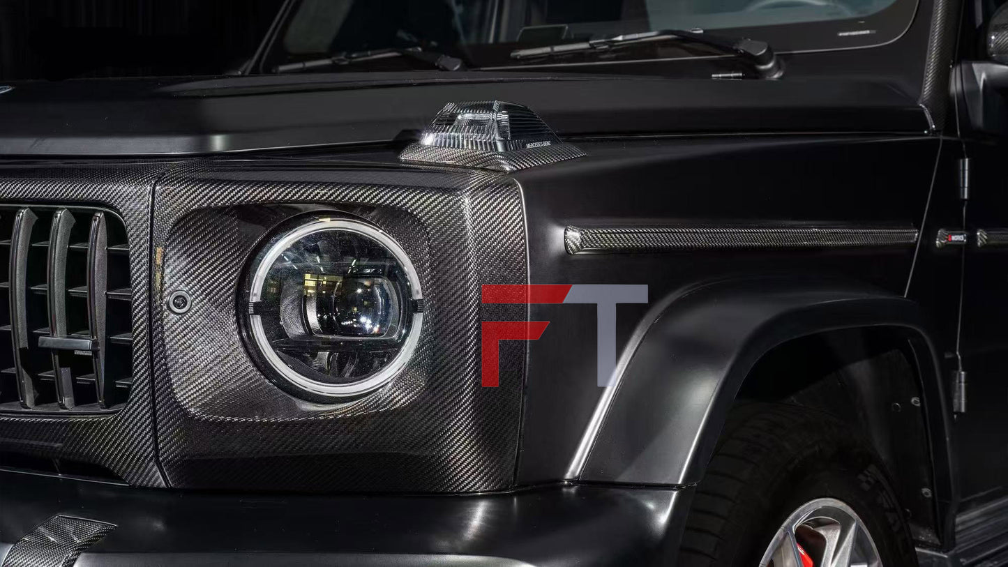 Dry carbon fiber complete exterior trim kit for Mercedes Benz G-Class W465 G63 AMG 2024+