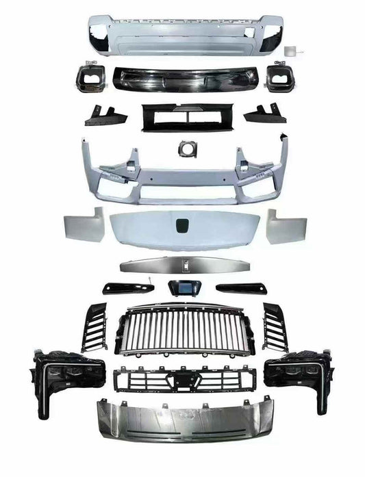2025 Style facelift upgrade body kit front bumper for Rolls Royce Cullinan 2018 - 2023