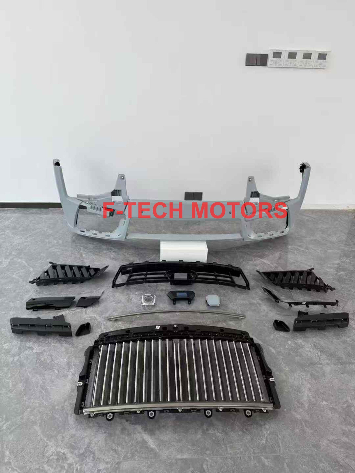 2025 Style facelift upgrade body kit front bumper for Rolls Royce Cullinan 2018 - 2023