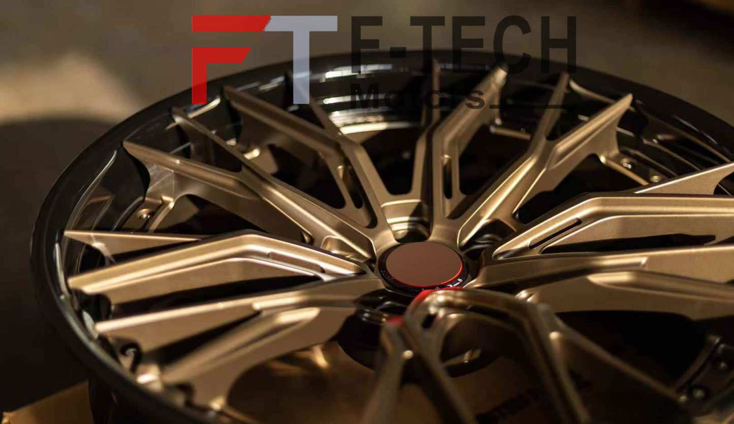 2 Piece Forged Wheels Rims For Porsche 911 992.1 992.2 Carrera S 4S Turbo S