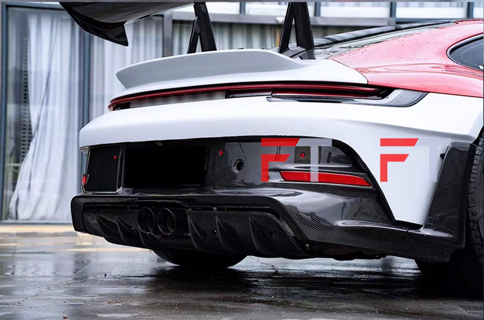 Dry carbon fiber GT3 RS style body kit for Porsche 911 992.1 Carrera S 2019 - 2024