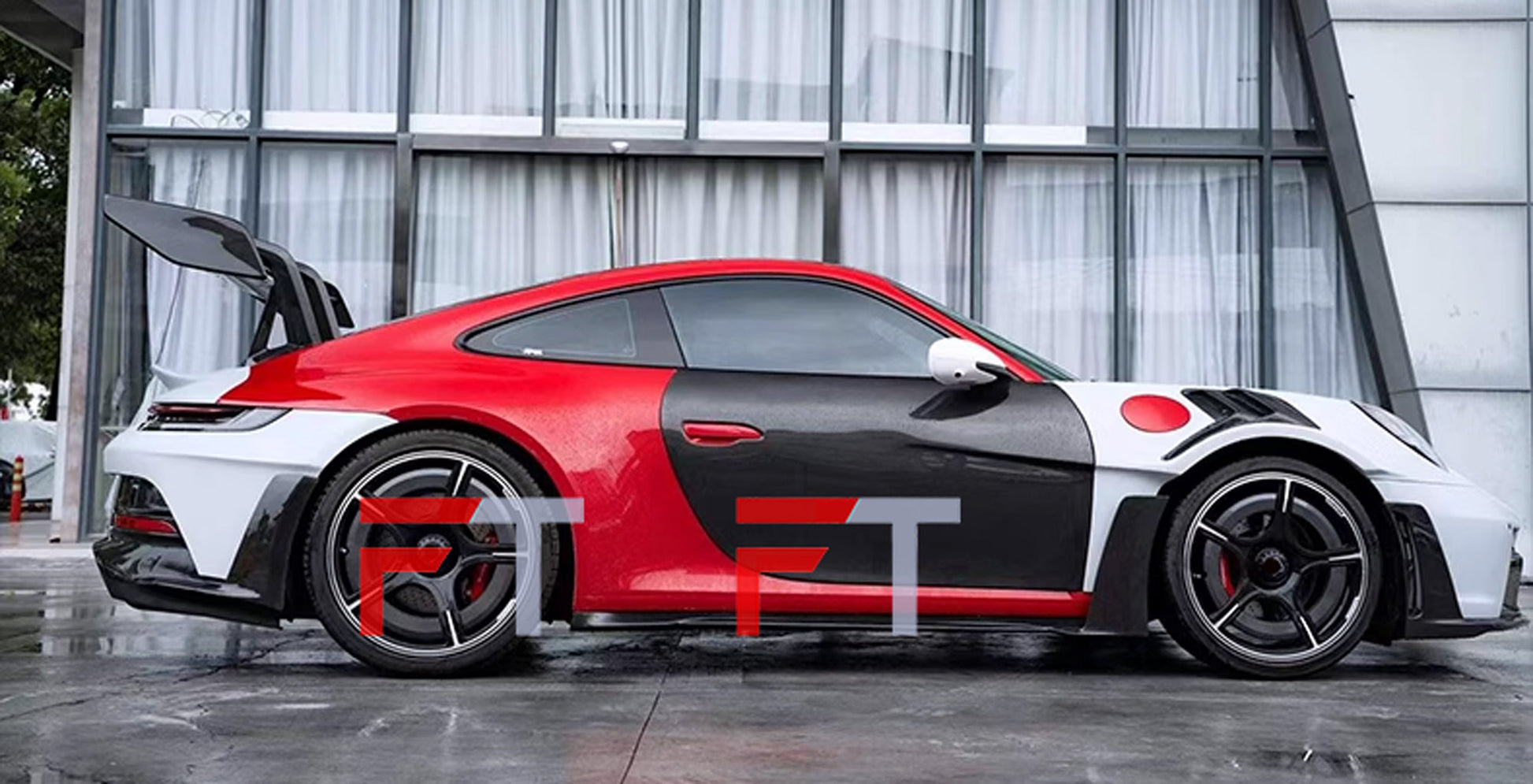 Dry carbon fiber GT3 RS style body kit for Porsche 911 992.1 Carrera S 2019 - 2024