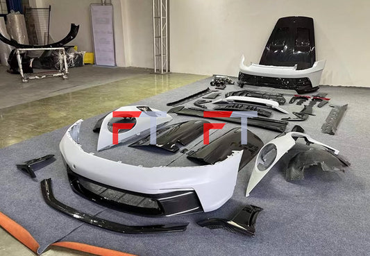 Dry carbon fiber GT3 RS style body kit for Porsche 911 992.1 Carrera S 2019 - 2024