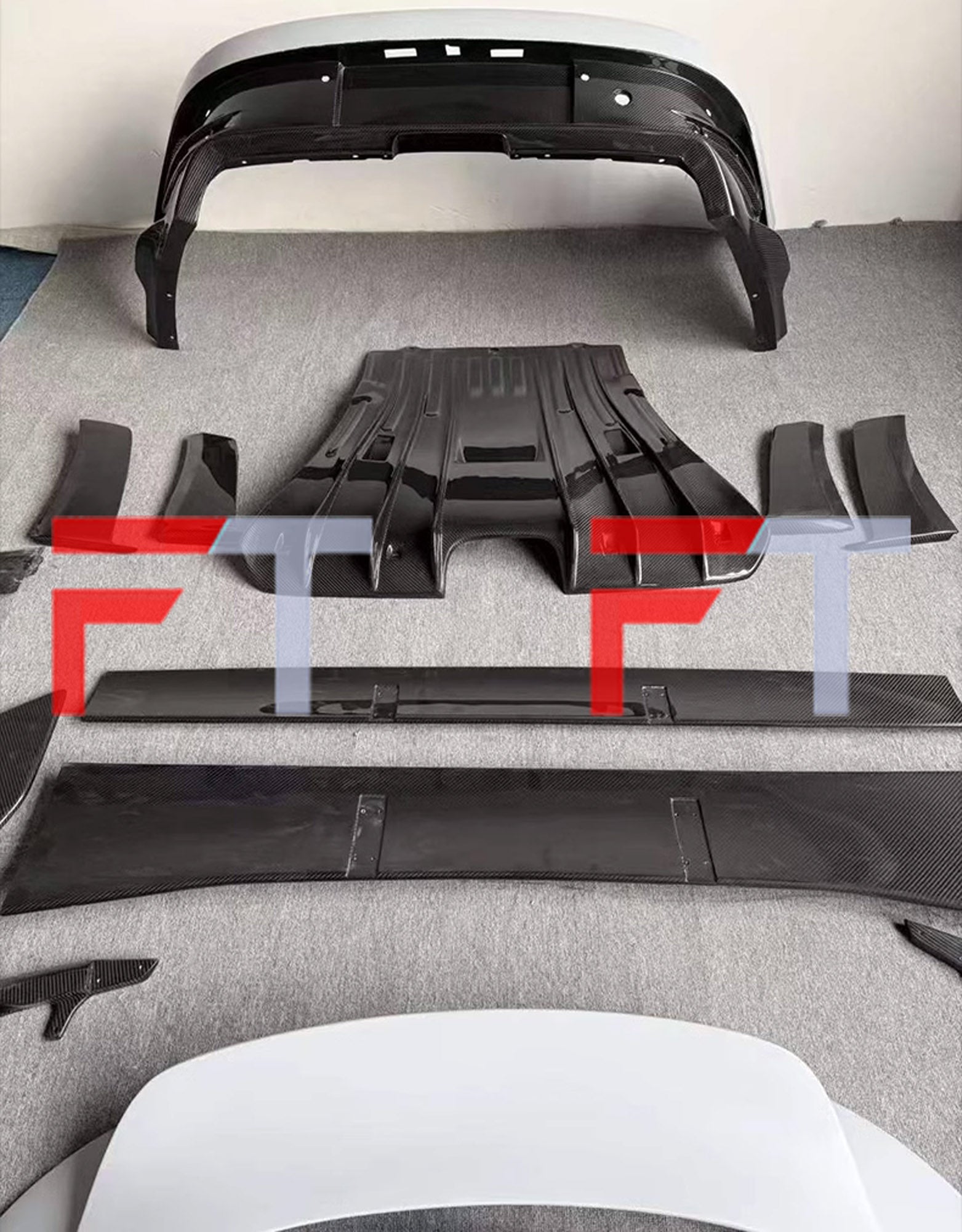 Dry carbon fiber GT3 RS style body kit for Porsche 911 992.1 Carrera S 2019 - 2024