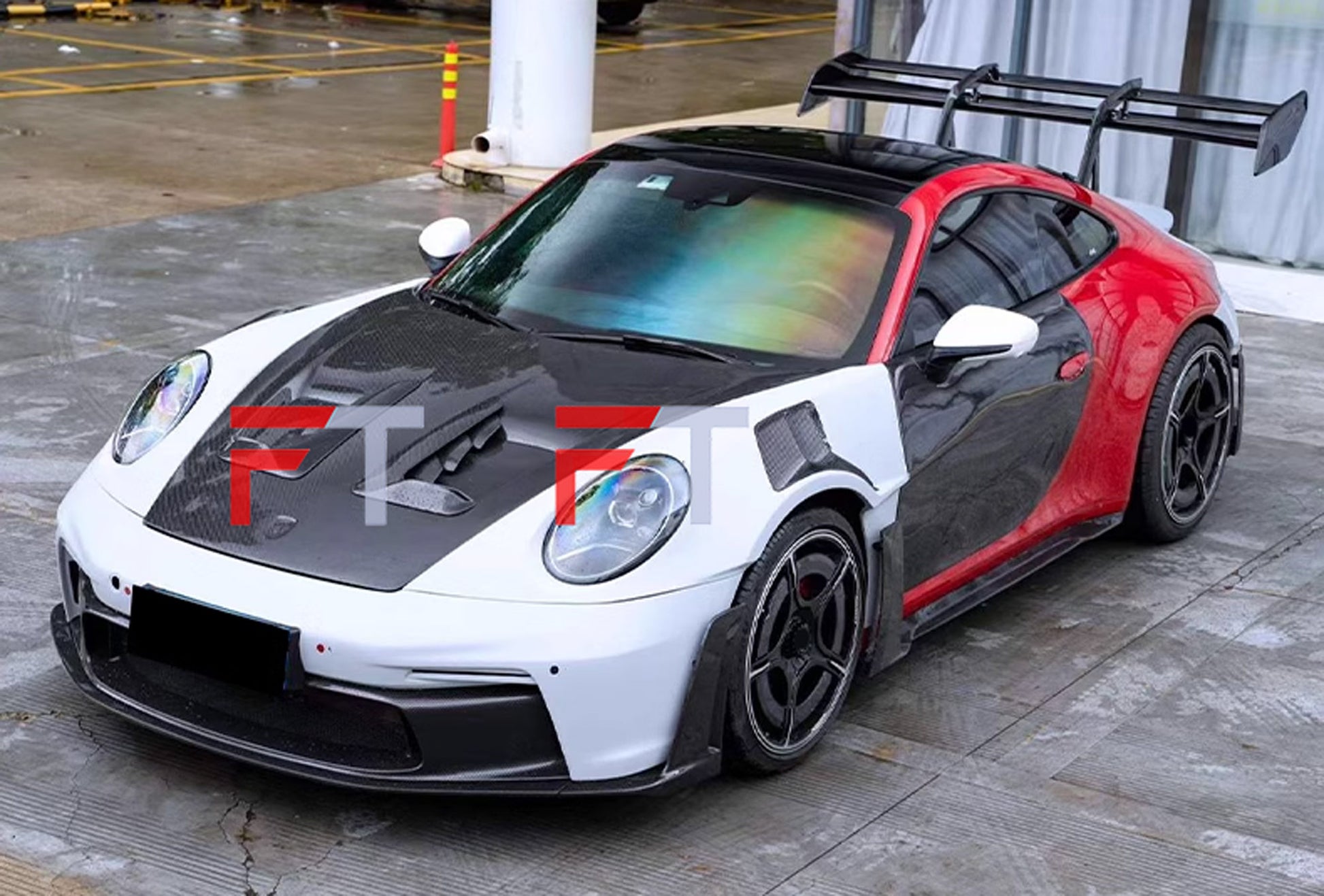 Dry carbon fiber GT3 RS style body kit for Porsche 911 992.1 Carrera S 2019 - 2024