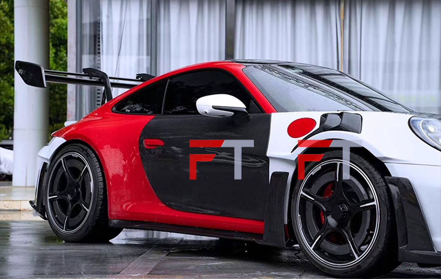 Dry carbon fiber GT3 RS style body kit for Porsche 911 992.1 Carrera S 2019 - 2024