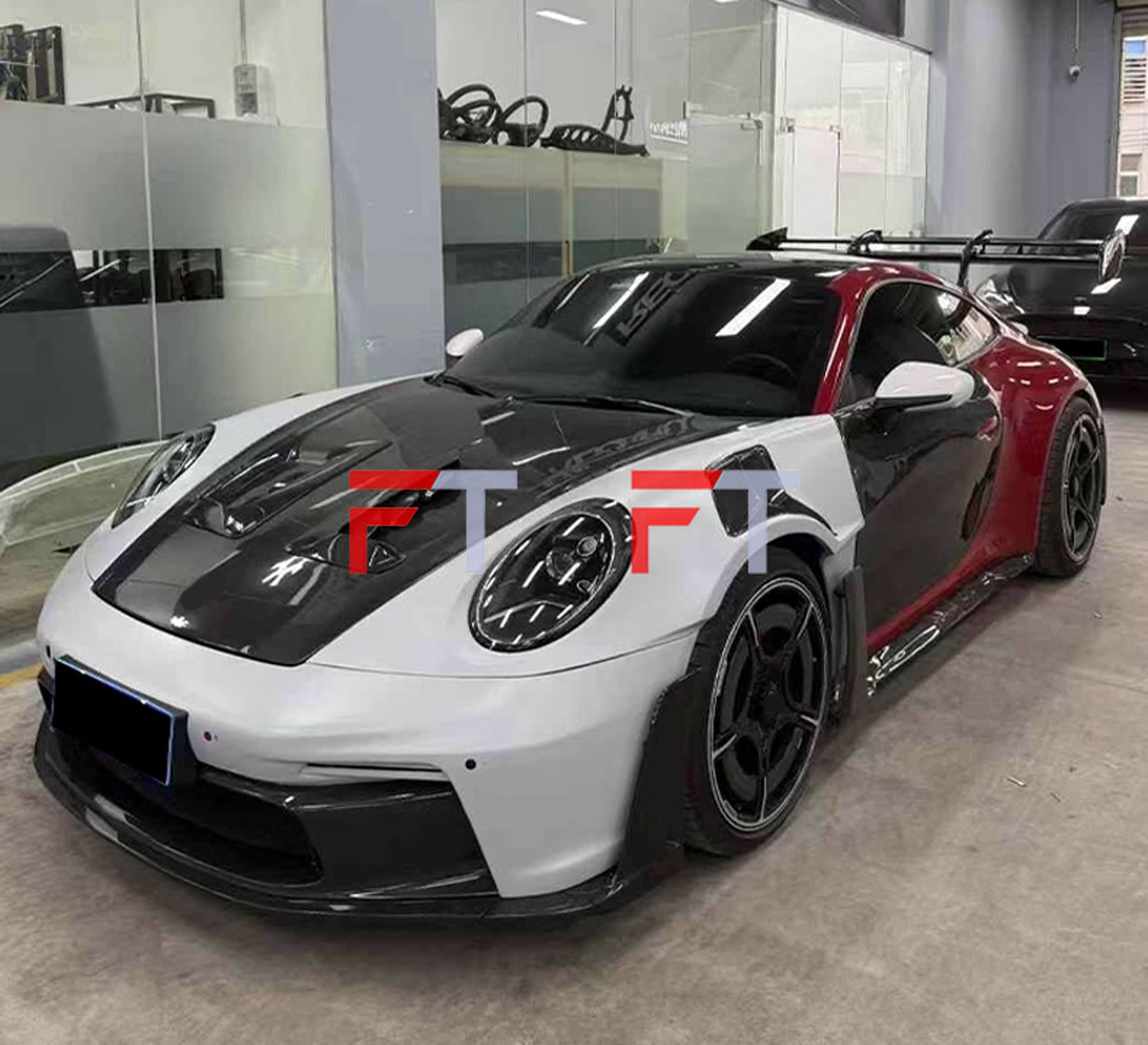 Dry carbon fiber GT3 RS style body kit for Porsche 911 992.1 Carrera S 2019 - 2024
