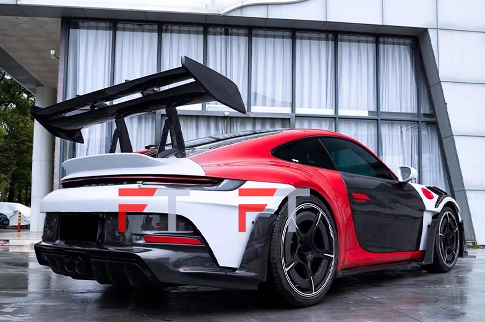 Dry carbon fiber GT3 RS style body kit for Porsche 911 992.1 Carrera S 2019 - 2024
