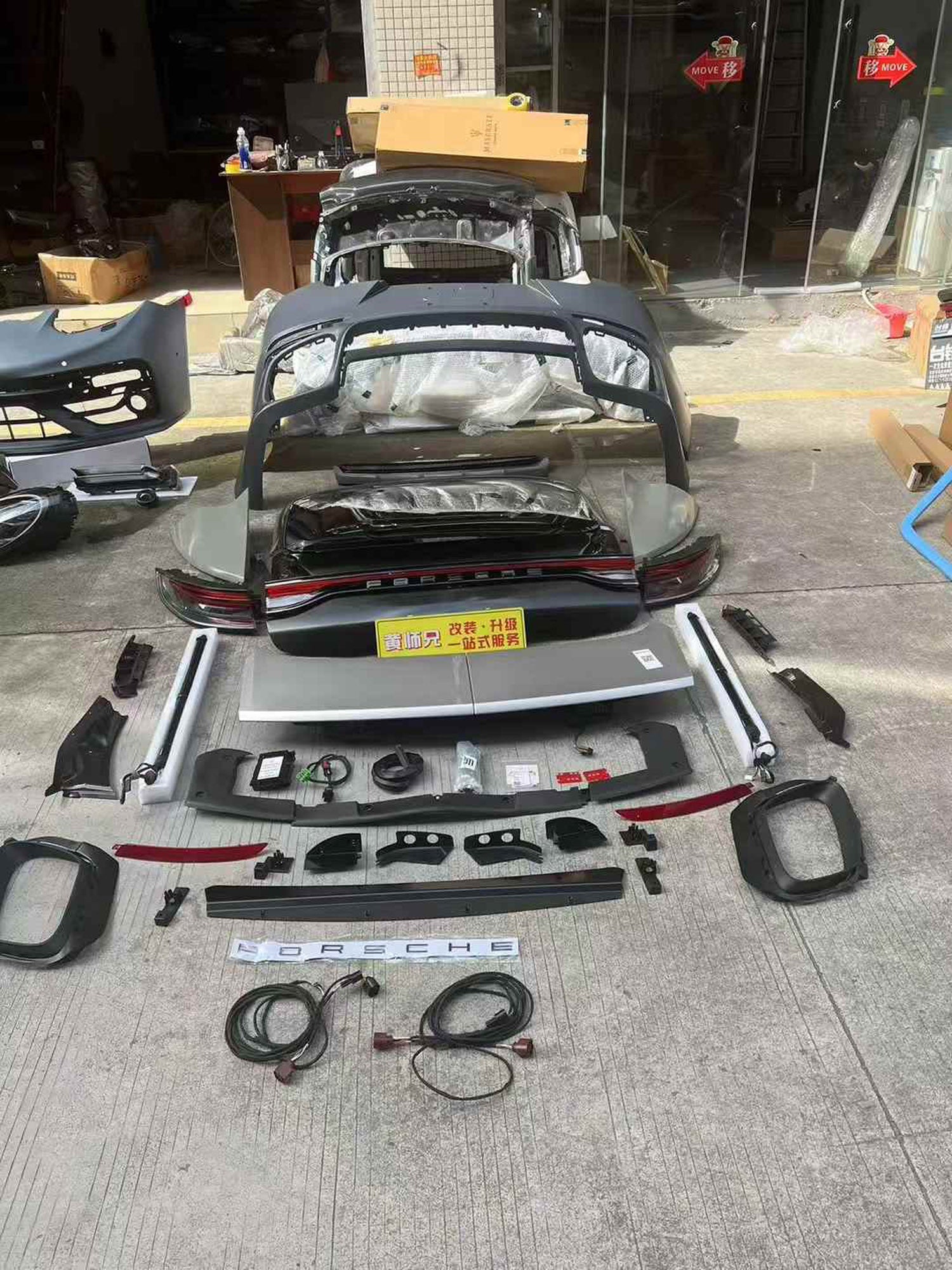 Porsche Panamera 971 2017 - 2023 style conversion upgrade body kit Panamera 970 2010 - 2016
