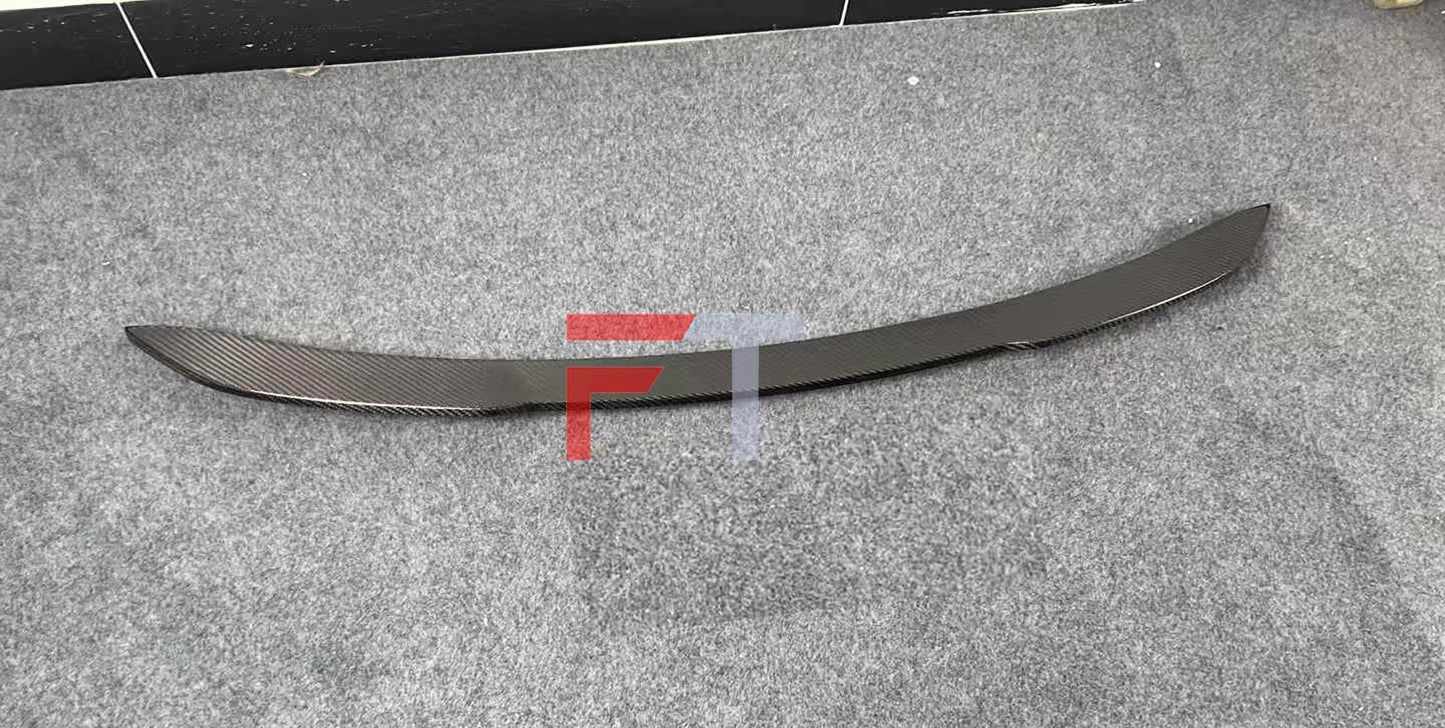 Dry carbon fiber trunk ducktail deck lid spoiler for Porsche Macan 2025+