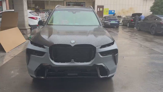 OLD BMW X7 G07 2018-2022 Convert Upgrade Body Kit Into NEW BMW X7 G07 LCI 2023+