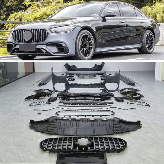 S63 AMG Style Conversion Body Kit For Mercedes Benz S Class W223 2021+