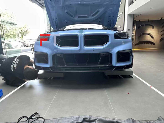 Carbon fiber front lip kit for BMW M2 G87 Competition 2023+
