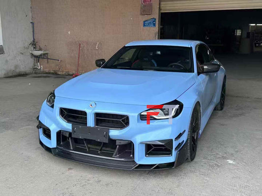 Carbon fiber front lip kit for BMW M2 G87 Competition 2023+