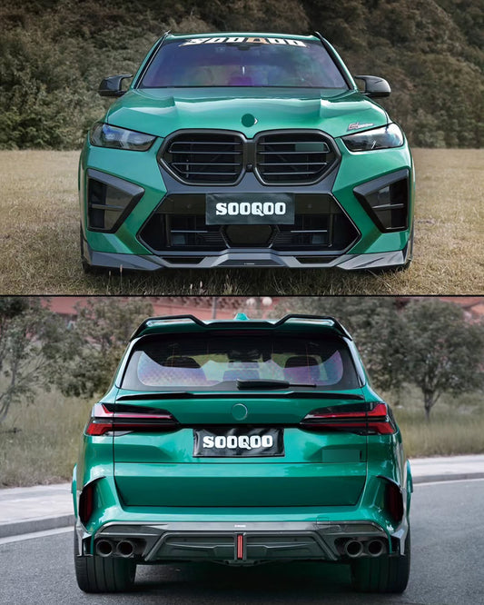 Authentic SOOQOO dry carbon fiber body kit for BMW X5M F95 LCI Competition 2023+