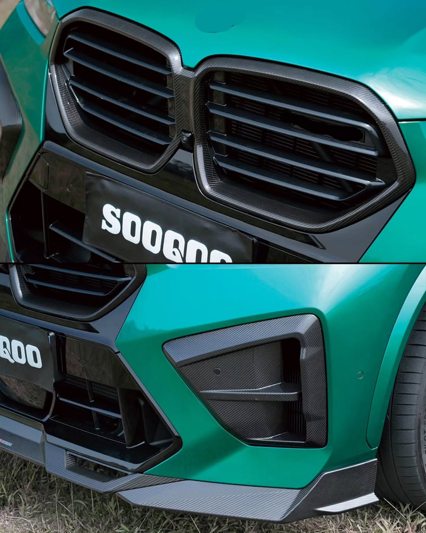 Authentic SOOQOO dry carbon fiber body kit for BMW X5M F95 LCI Competition 2023+