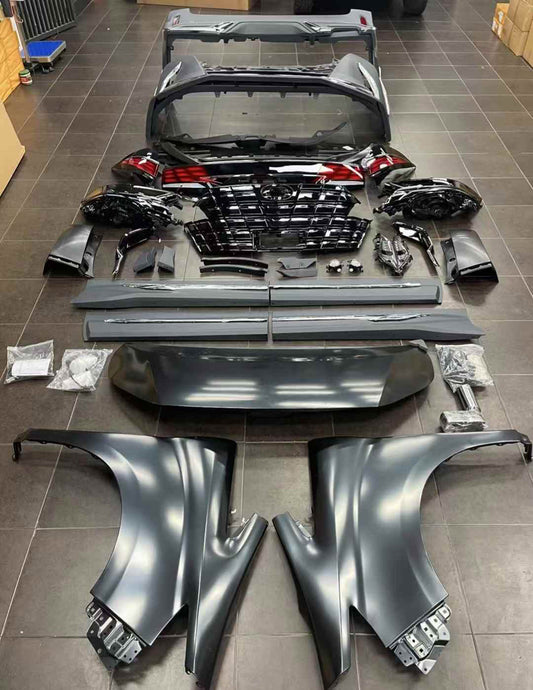 Upgarde body kit for Totota Alphard AH30 convert to new A40 2023+