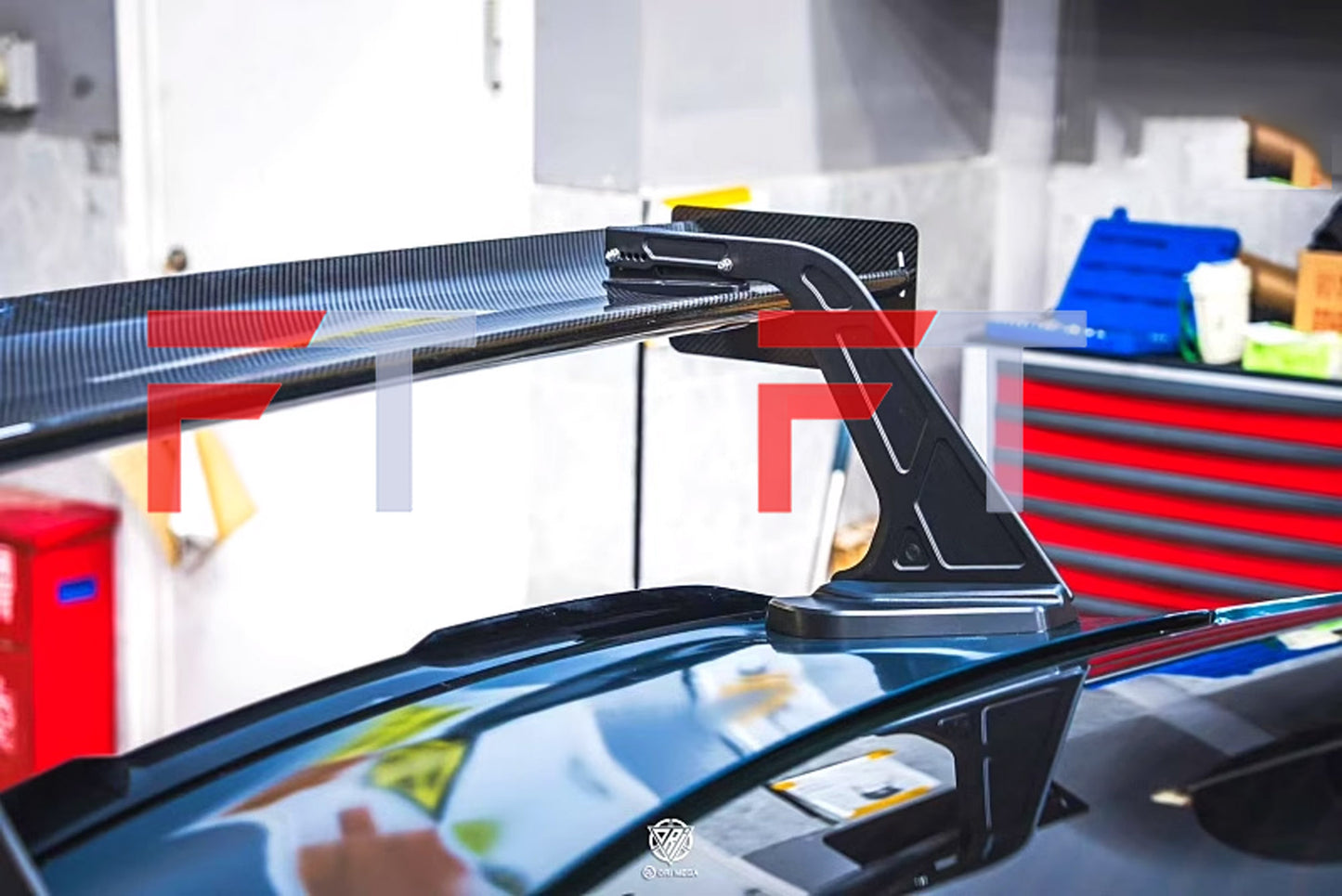 Dry carbon fiber rear wing spoiler wing Verus for BMW M2 G87 M3 G80 M4 G82 2020 - 2024