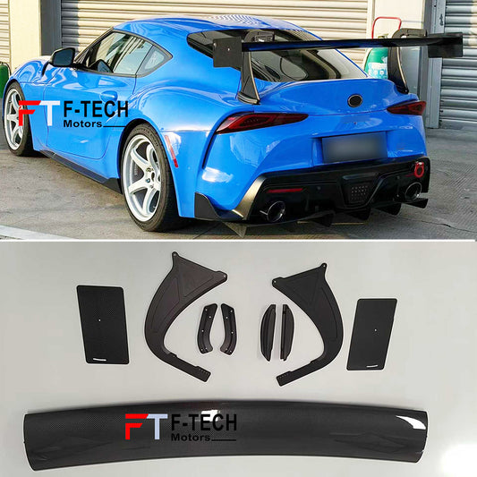 Carbon Fiber Rear Wing Spoiler Toyota Supra A90 2019+ Verus
