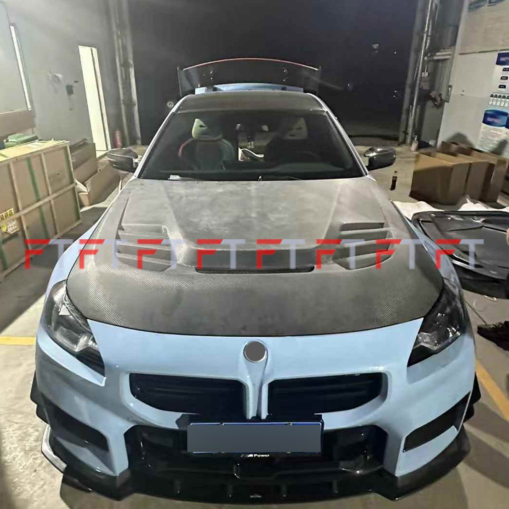 Dry carbon fiber hood bonnet for new BMW M2 G87 Competition 2023+ VRS