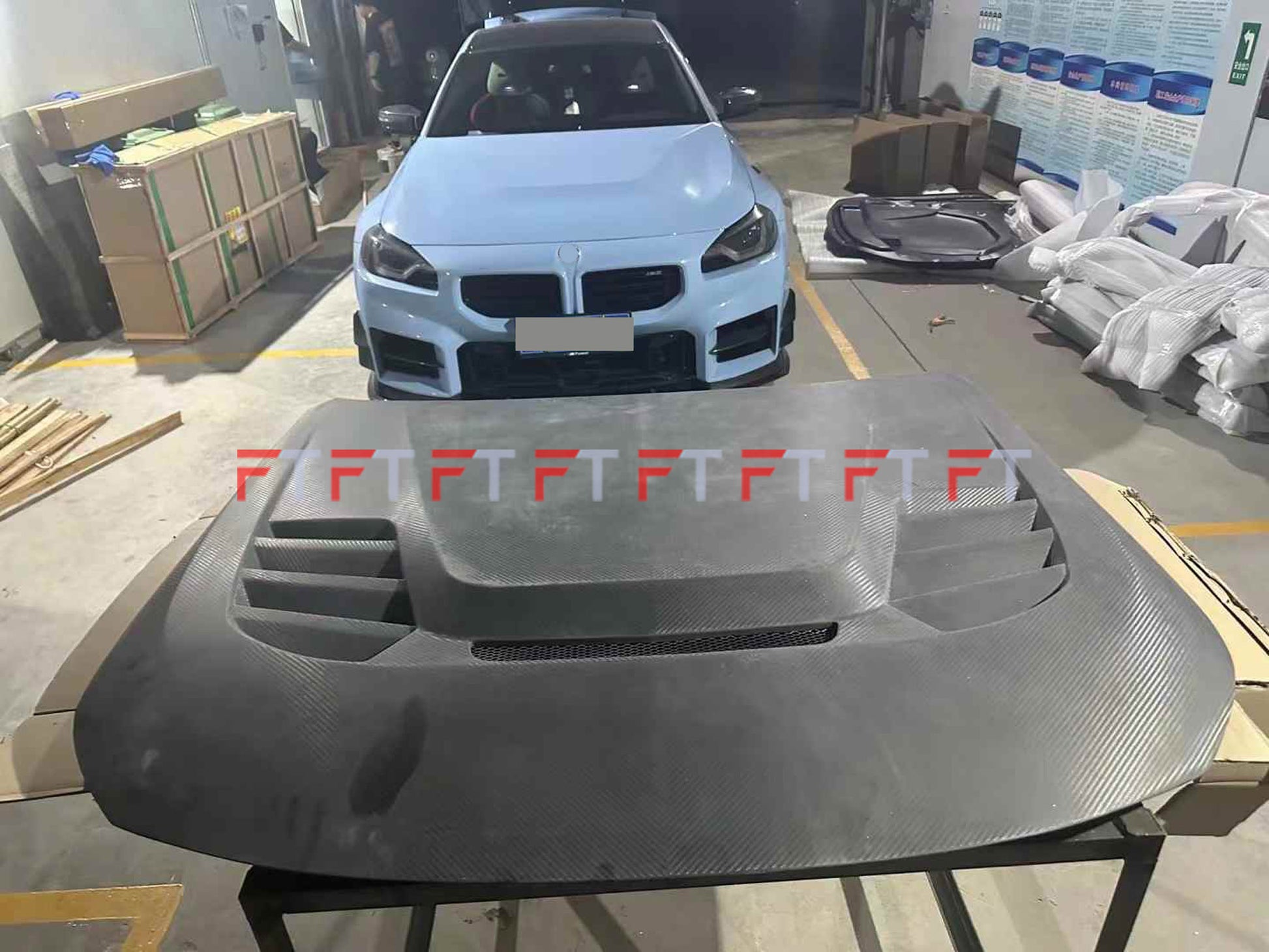 Dry carbon fiber hood bonnet for new BMW M2 G87 Competition 2023+ VRS