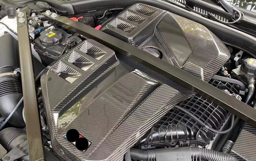 Dry Carbon Fiber Engine Cover fits BMW M3 G80 M4 G82 / G83 2021-Present