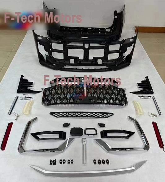 Full Body Upgrade Kit fit Toyota Land Cruiser LC300 2021-Up Front &Rear Bumper Front Grille