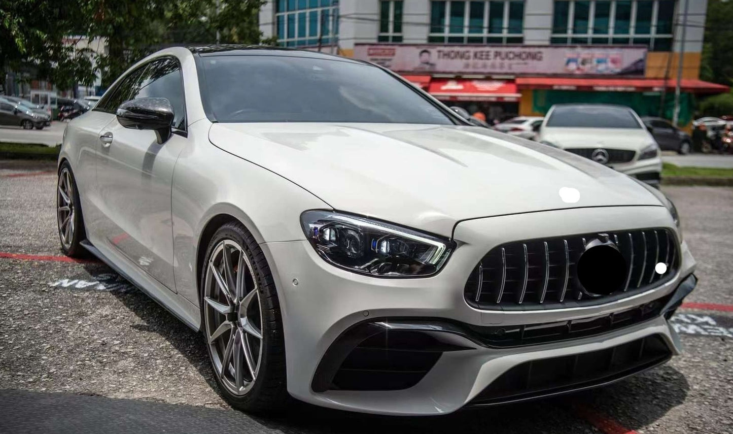 Body Kit Upgrade fit Mercedes Benz E Class W213 into E63 AMG 2020 Present Bumper Grille