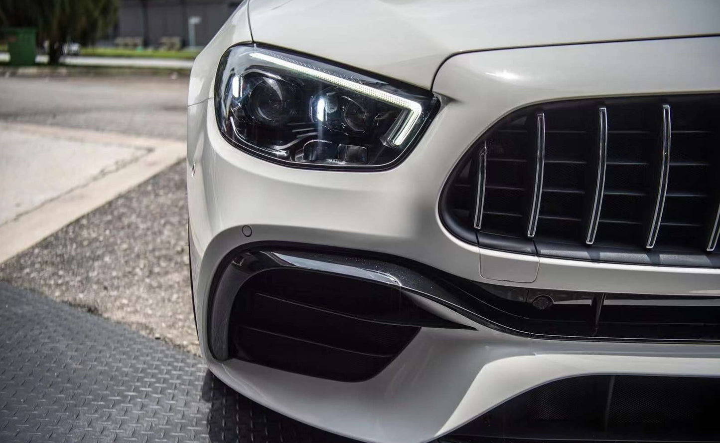 Body Kit Upgrade fit Mercedes Benz E Class W213 into E63 AMG 2020 Present Bumper Grille