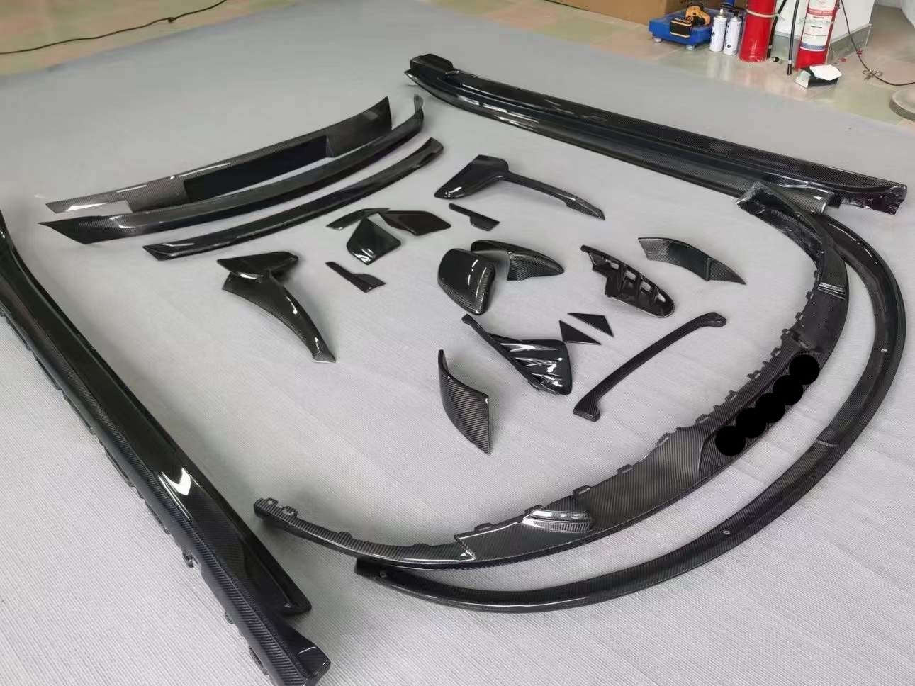 Carbon Fiber Body Kit For Porsche Taycan 4S Turbo S GTS 2019+ techart